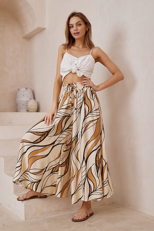 Beige Tan pattern pants