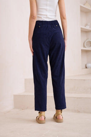 Navy corduroy pants