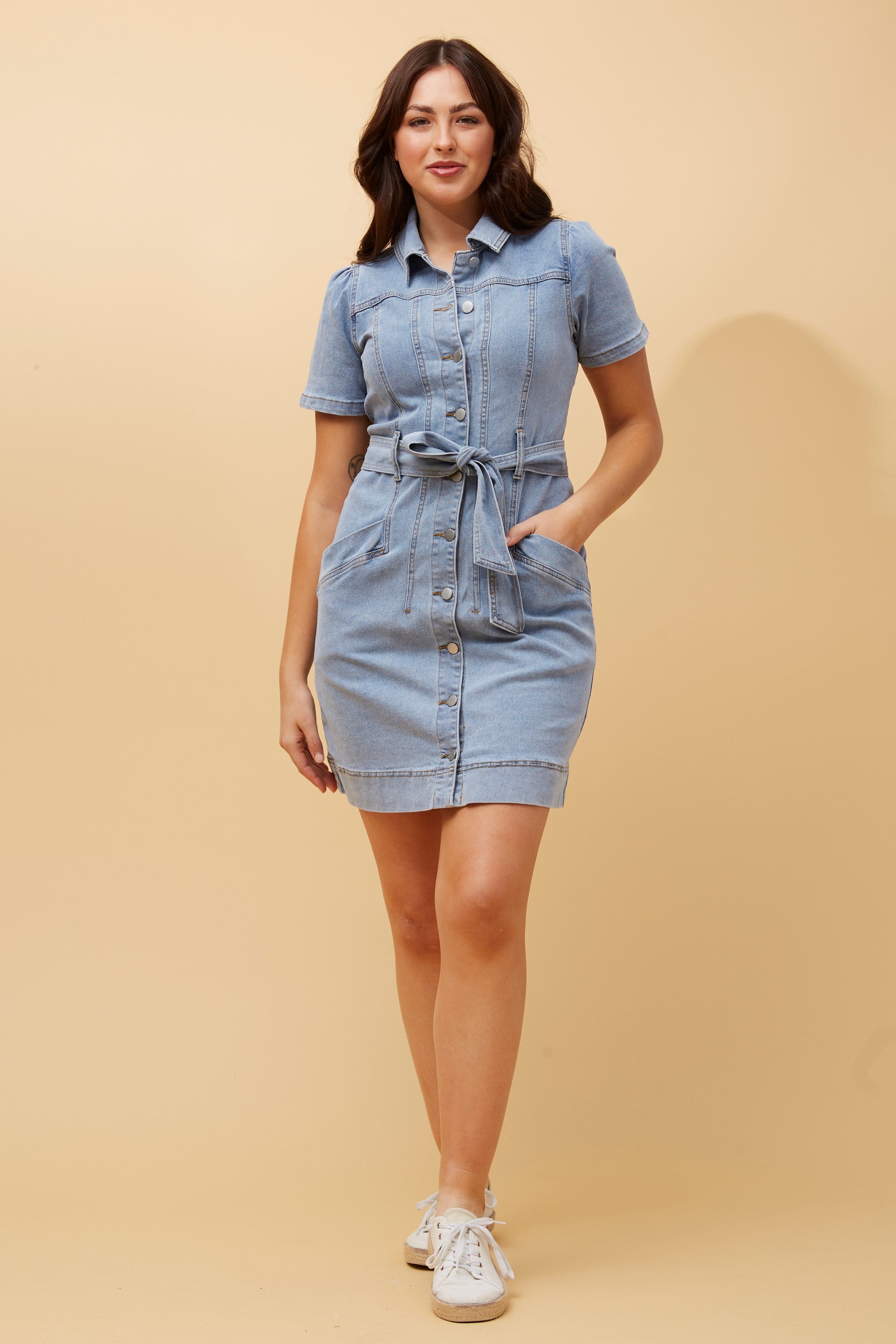 Auren Denim Dress