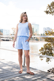 River Gingham Top