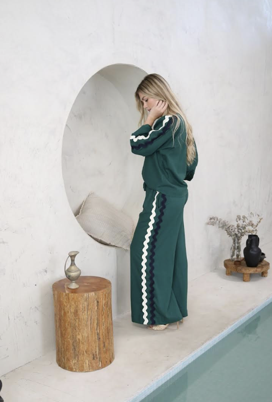 Wave Trim Pants