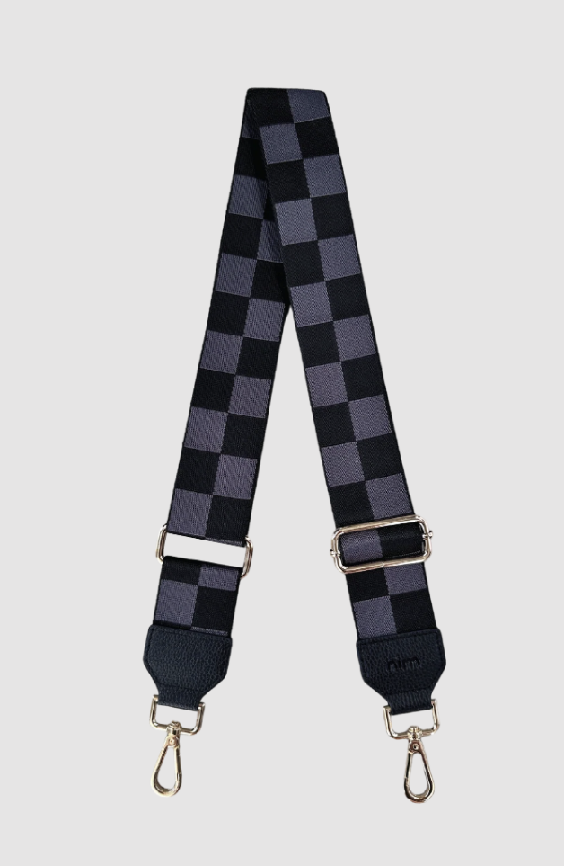 Shoulder Strap - Black Check