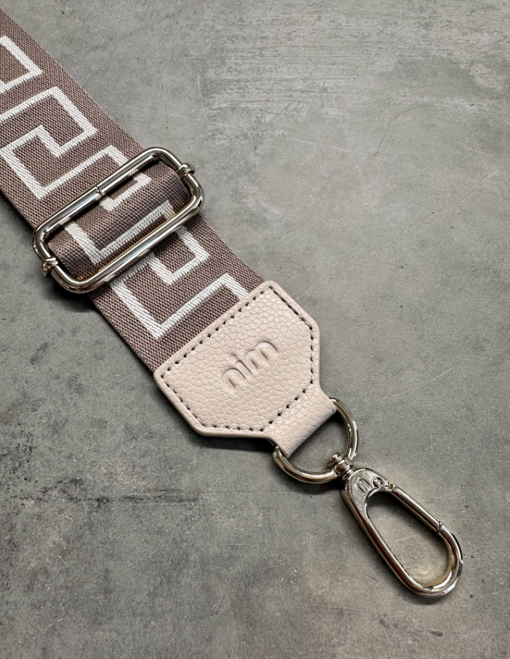 Shoulder Strap - Taupe/Crème Key