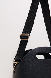Shoulder Strap - Black Mono + Gold