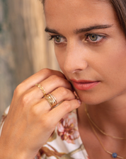 Asia 14k Gold Filled 7pc Ring Set