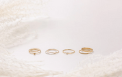Asia 14k Gold Filled 7pc Ring Set