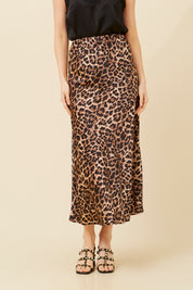 Leopard Midi Skirt