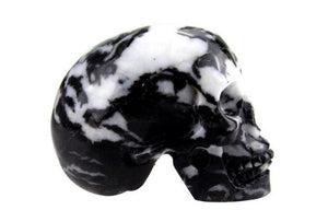 ZEBRA JASPER CRYSTAL SKULL