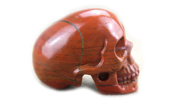 RED JASPER CRYSTALL SKULL