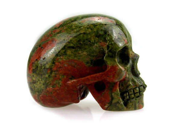 UNAKITE CRYSTAL SKULL