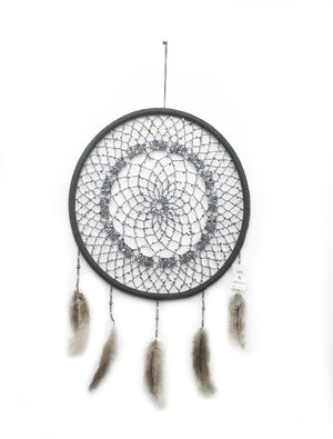 DARK GREY SEQUIN MEDIUM DREAMCATCHER