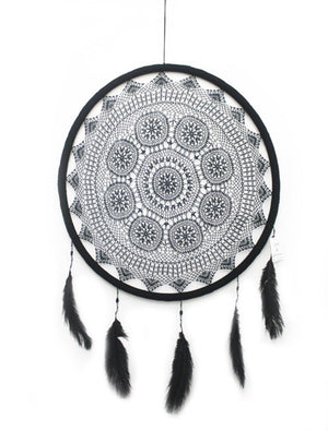 BLACK LARGE DREAMCATCHER