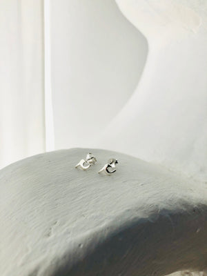 Wave Studs Silver 925