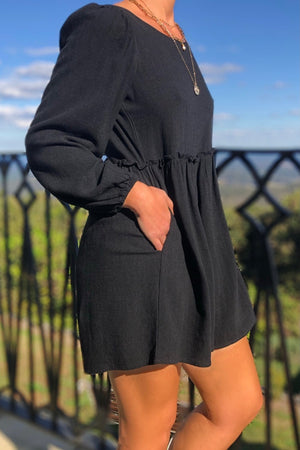 Franco Playsuit Black
