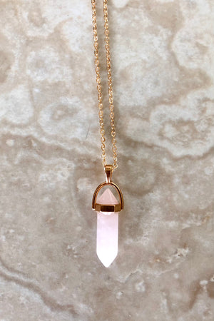 Destiny Necklace Rose Quartz