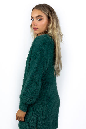 Take A Chance Cardigan Emerald