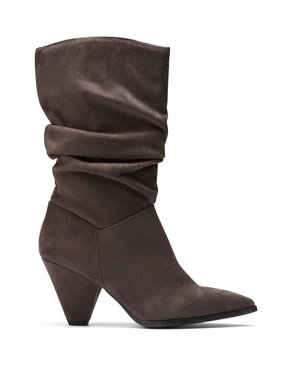 Blondie Dark grey suede boot