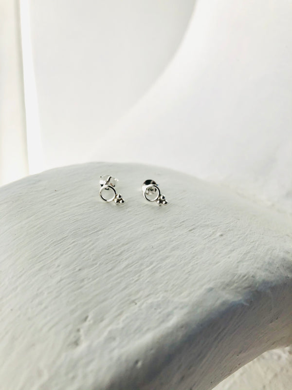 Dainty Gypsy Studs Silver 925