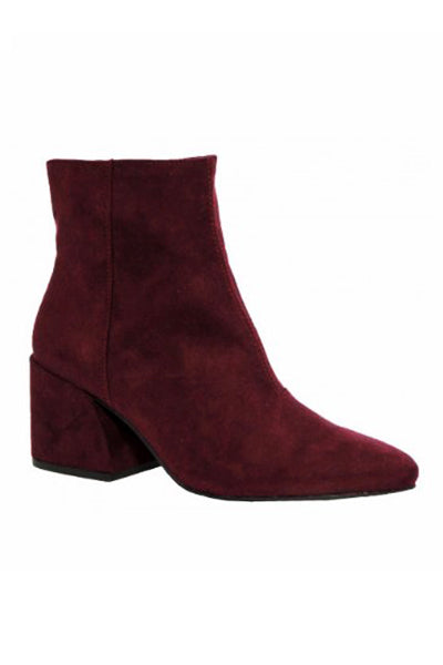 Montview Plum Suede Ankle Boot