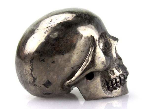 PYRITE CRYSTAL SKULL